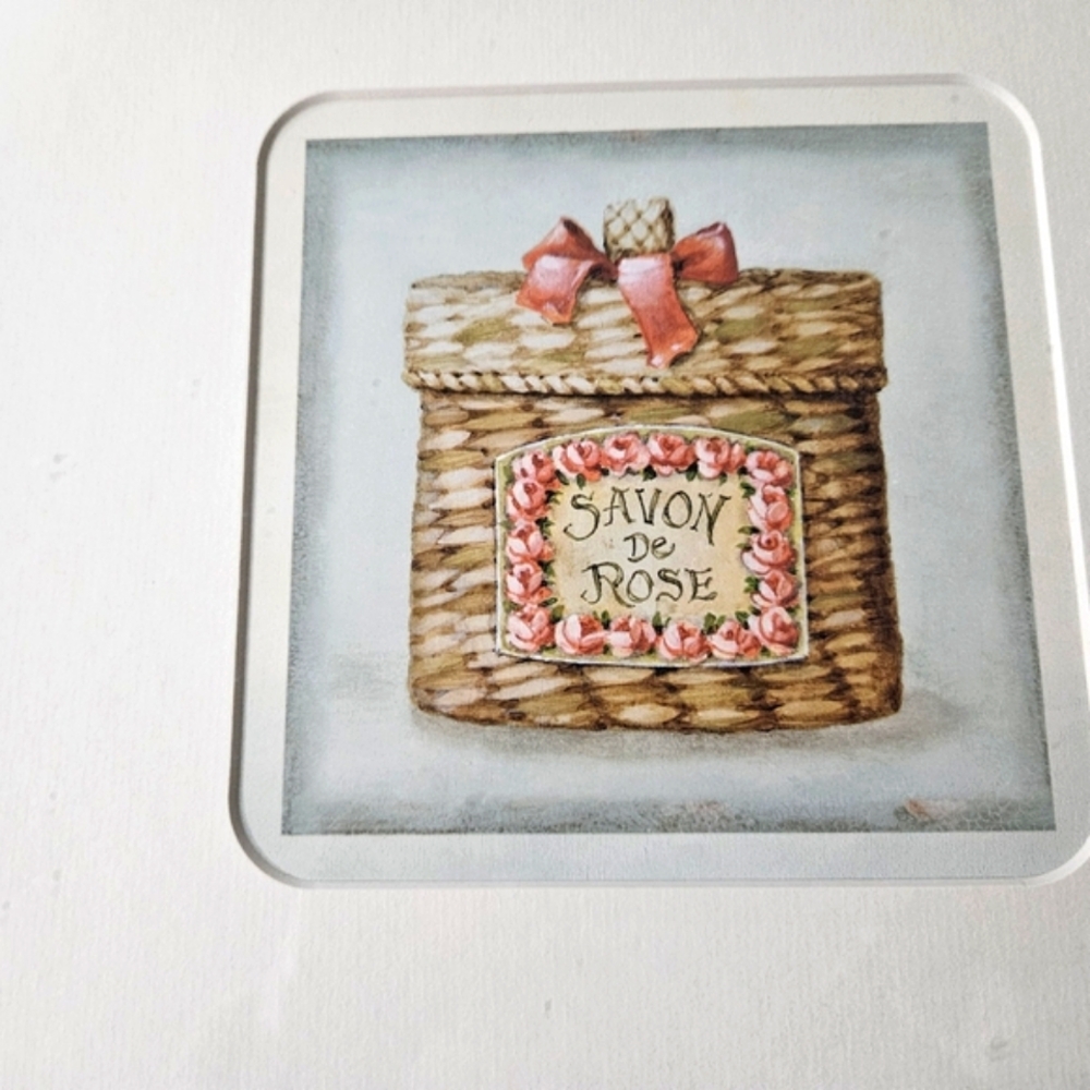 French Wall Print Savon De Rose